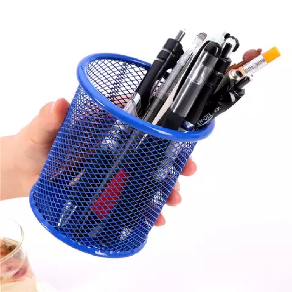 

Keranjang Tempat Pensil dan Alat Tulis Bulat Jaring