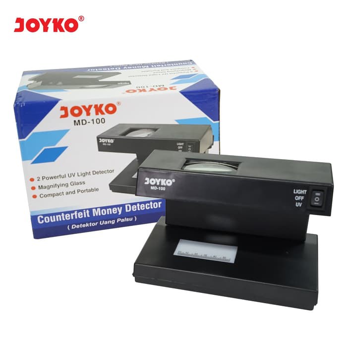 

Alat Pendeteksi Uang Palsu Joyko MD-100/Counterfeit Money Detector (AtkSigma)