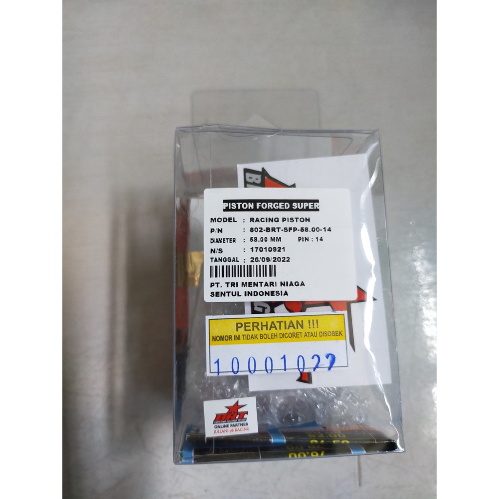 Piston BRT 58mm Pin 14