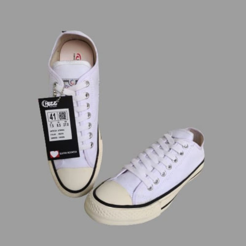 SEPATU SEKOLAH PRIA WANITA SNEAKERS PRIA WANITA PUTIH PUTIH