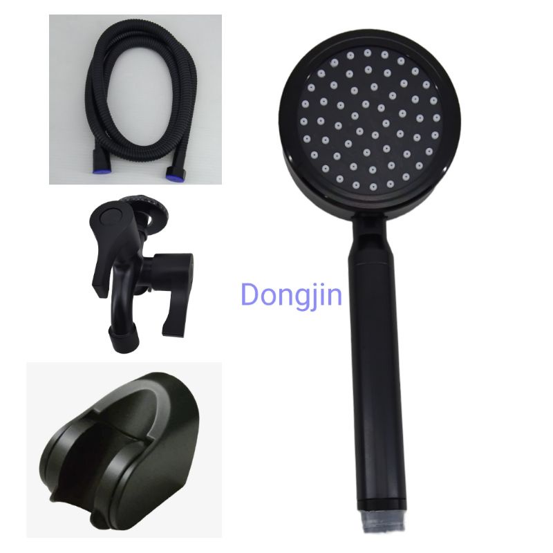 Paket Komplit Hand Shower Set hitam /Paket Shower Mandi