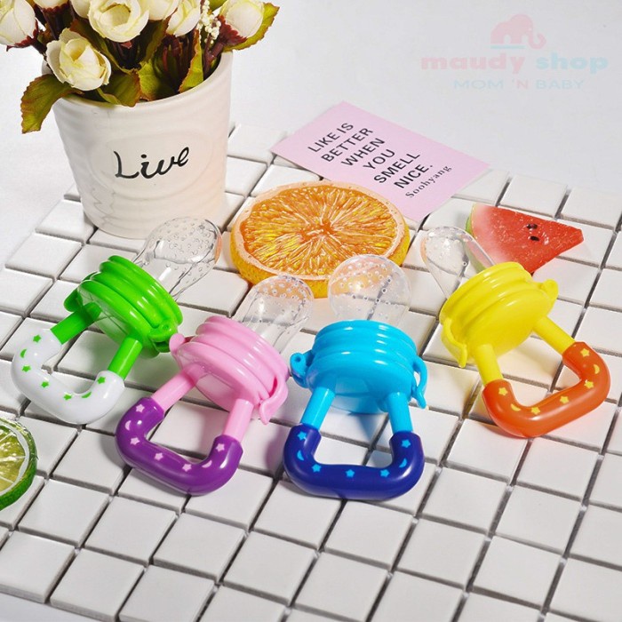 dot bayi buah empeng baby fruit pacifier food feeder dodot silikon BPA