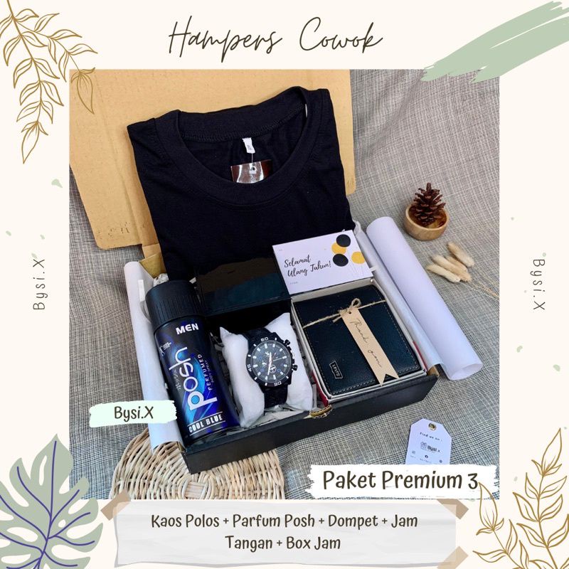 

PAKET HAMPERS COWOK MURAH MERIAH/KADO ULANG TAHUN