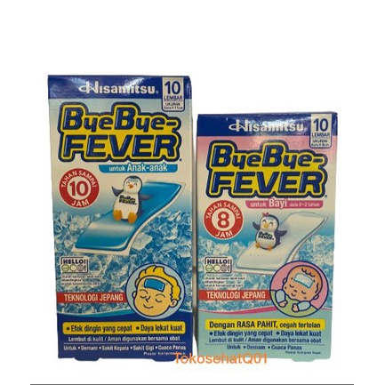 Bye Bye Fever Anak Sachet / Bye Bye Fever Bayi Sachet / Menurunkan Demam