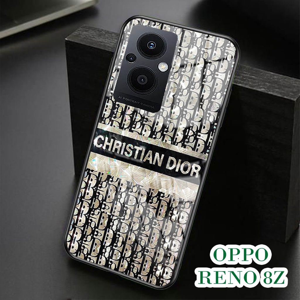Softcase Glass Kaca OPPO RENO 8Z - Casing HP OPPO RENO 8Z [ S03 ].
