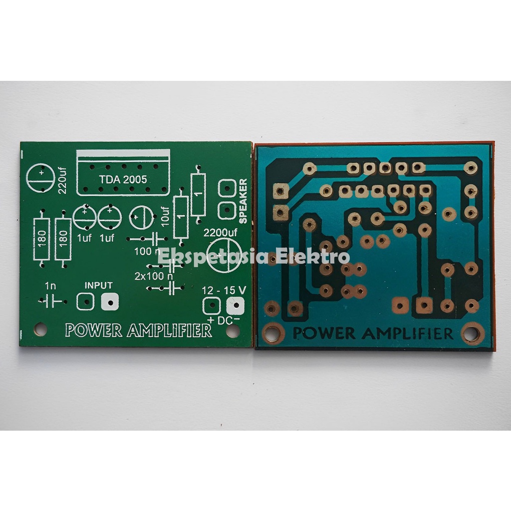 PCB POWER AMPLIFIER TDA 2005 mono / 2 pcs