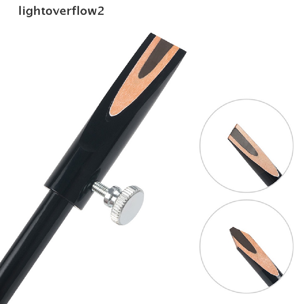(lightoverflow2) 1pc Rautan Pensil Alis Portable Bahan Metal