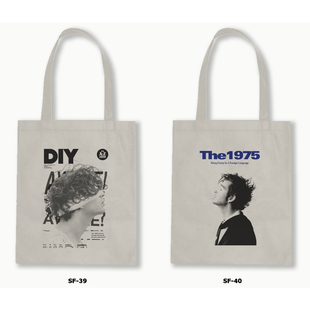 TOTE BAG BLACU b - THE 1975 3