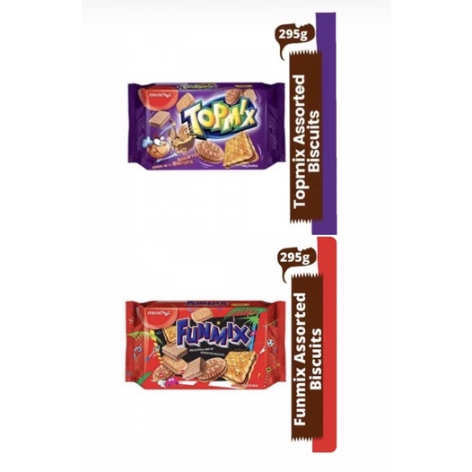 

VARIANY BISKUIT MUNCHY'S TOPMIX DAN FUNMIX ASSORTED MIX OF BISCUITS