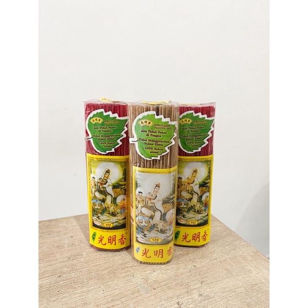 Dupa Hio Cina 508 pendek 18cm abu dingin