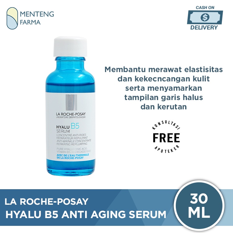 La Roche Posay Hyalu B5 Anti Aging Serum 30 mL - Serum Anti Aging dan Kekenyalan Kulit Wajah