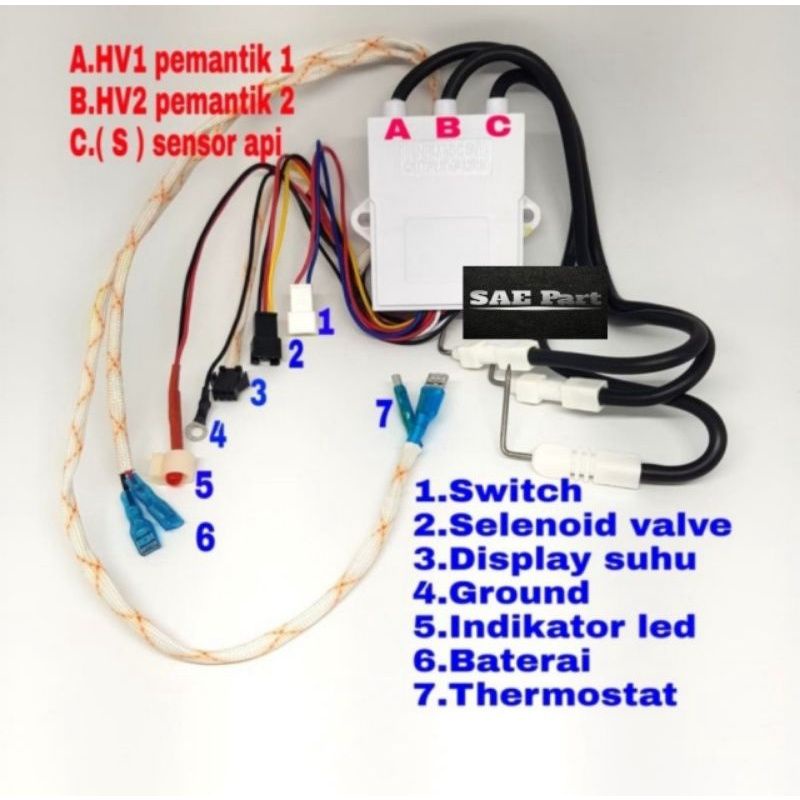 Modul Pemantik Api Water Heater Gas NIKO NK-6ln NK-6ldn