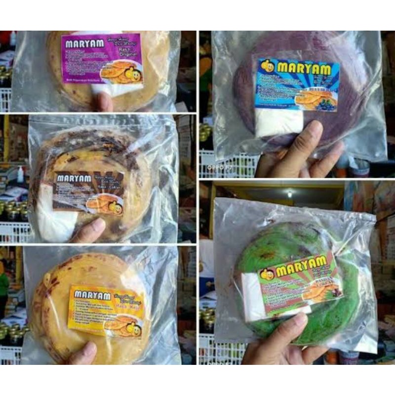 Roti Maryam // Roti Canai rasa ORI, Strawberry, Blueberry dan Coklat