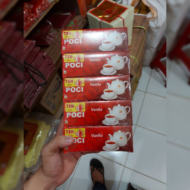 Jual Teh Cap Poci Aroma Vanila 1 Kotak Isi 25 Teabags Shopee Indonesia 6555