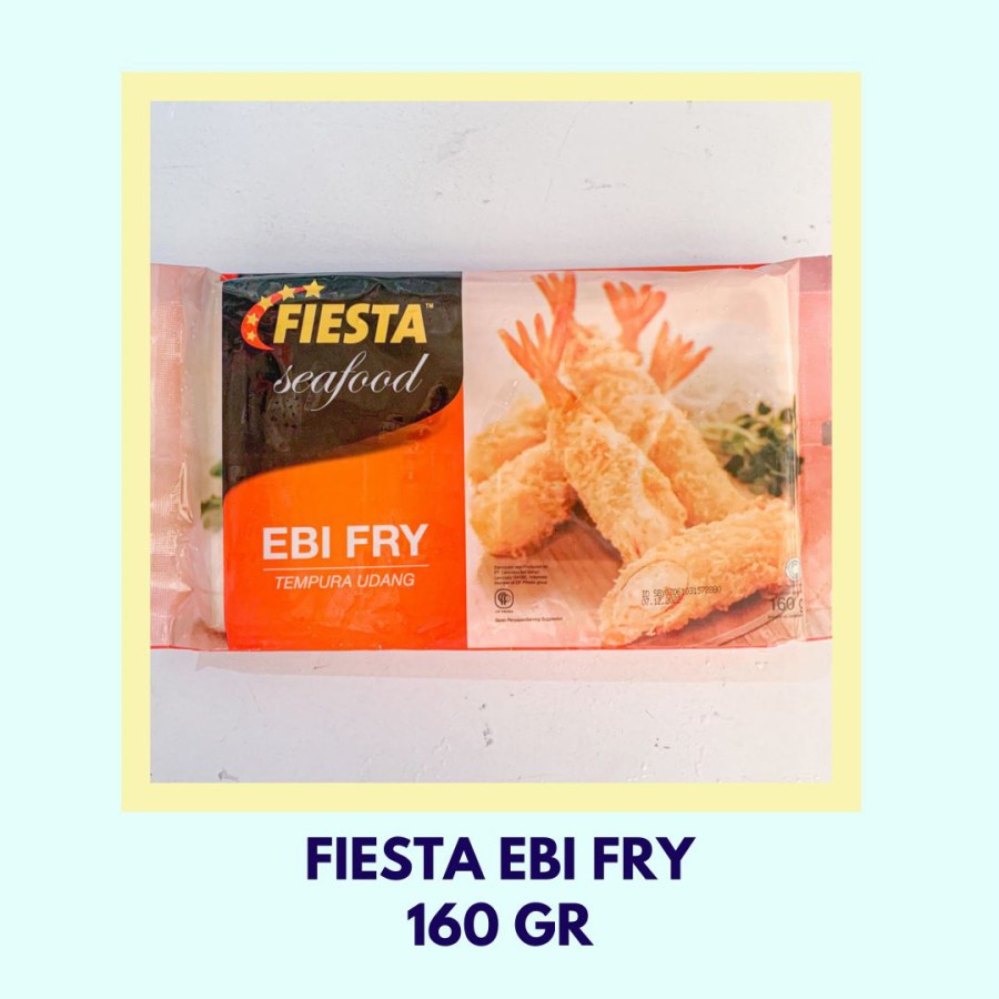 Ebi Fry, 160 gr/ 8 Pcs, Produk Fiesta