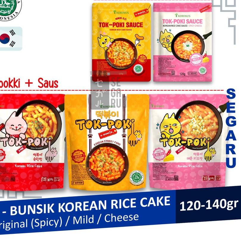 

Serba diskon--KORINUS K - BUNSIK Topokki Tokpoki Tteokbokki Instant Halal