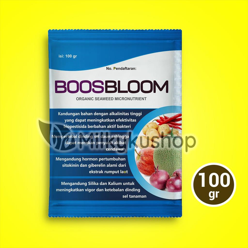 BOOSBLOOM 100 GRAM PER SACHET ZPT HORMON TUMBUHAN ORGANIK