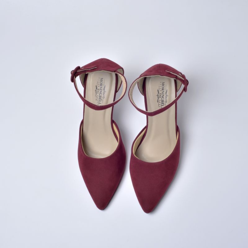 MORNINGBELL high heels suede  kokop 017 hak 9cm