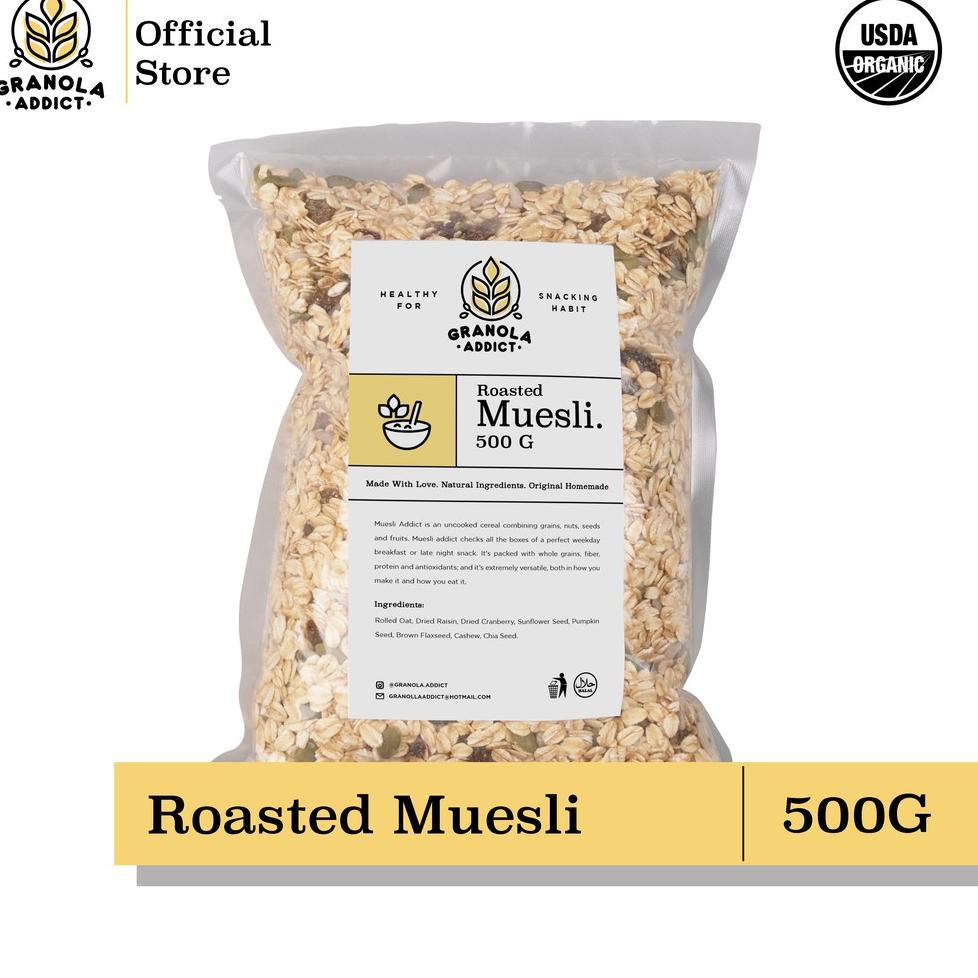 

Best produk Granola Addict - Roasted Muesli Fruit & Seed 500G 42