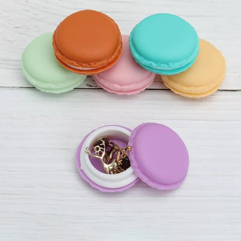 AZ BOX AKSESORIS MACARON/TEMPAT PERHIASAN MINI SERBAGUNA