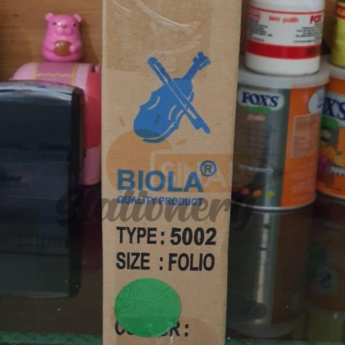 

Map Biola 5002 Hijau Tua 1Pak Isi 50Pc