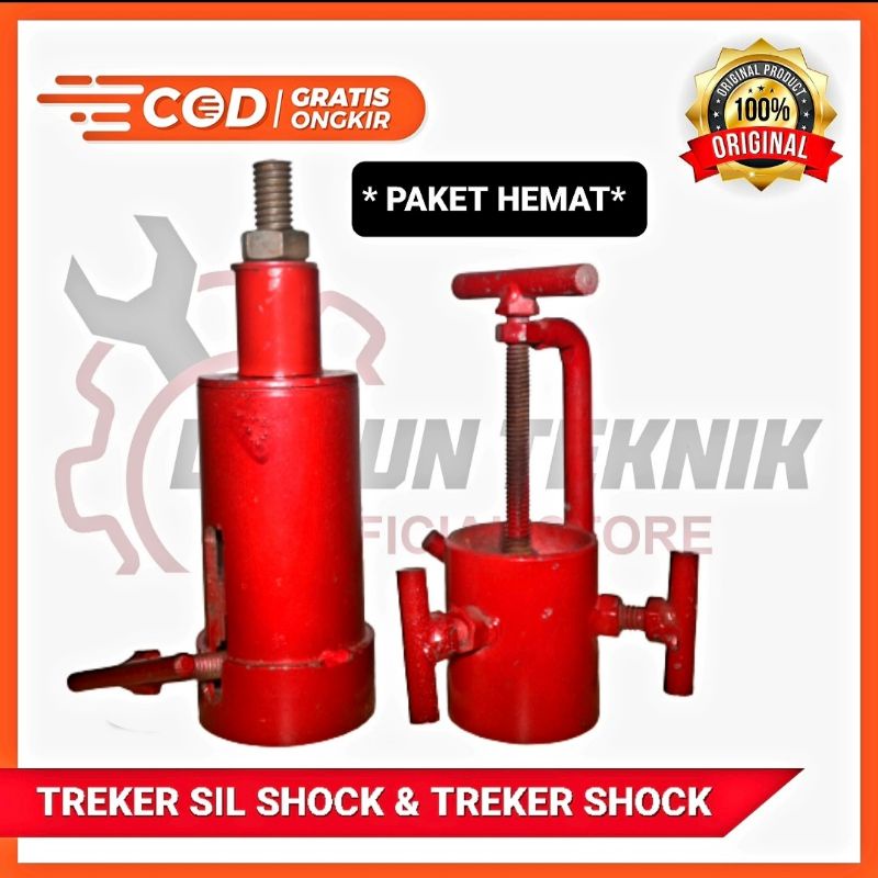 [Spesial Ramadhan] SATU PAKET alat service shockbreacker depan universal treker sil shock breacker d