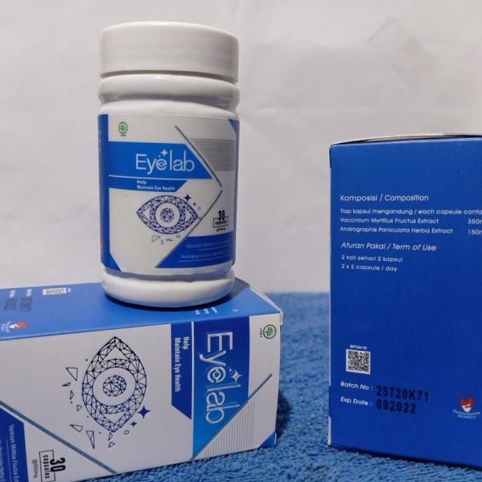 KEKINIAN Eyelab Asli 100% Original Obat Kesehatan Mata Minus Rabun Herbal
