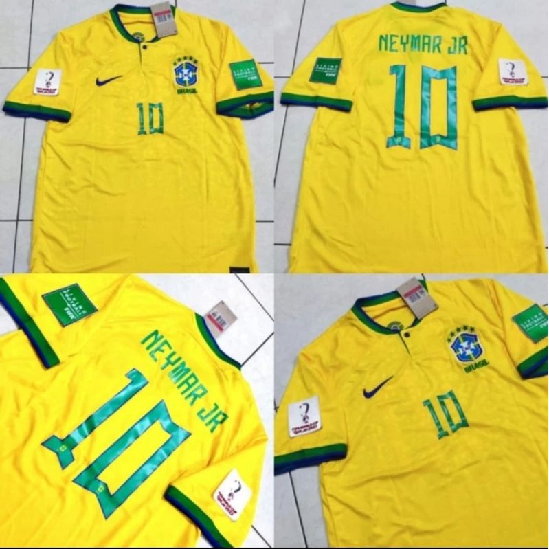 JERSEY BAJU BOLA BRAZIL HOME 2022 WORLD_CUP GRADE ORI