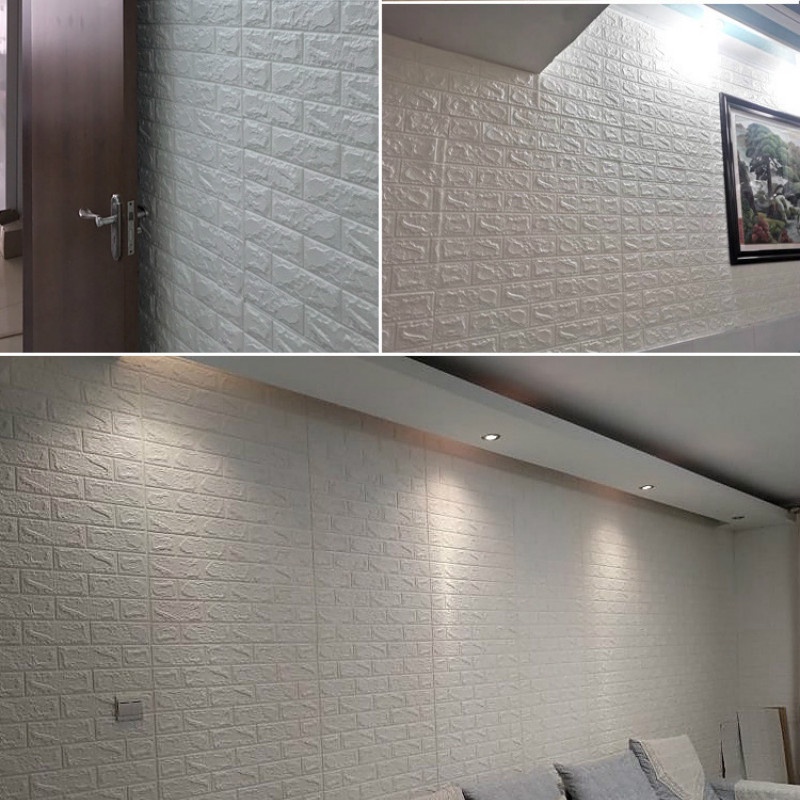 5M Wallpaper Dinding Foam 3D /Walpaper Stiker Dinding Dekorasi Kamar Murah best seller