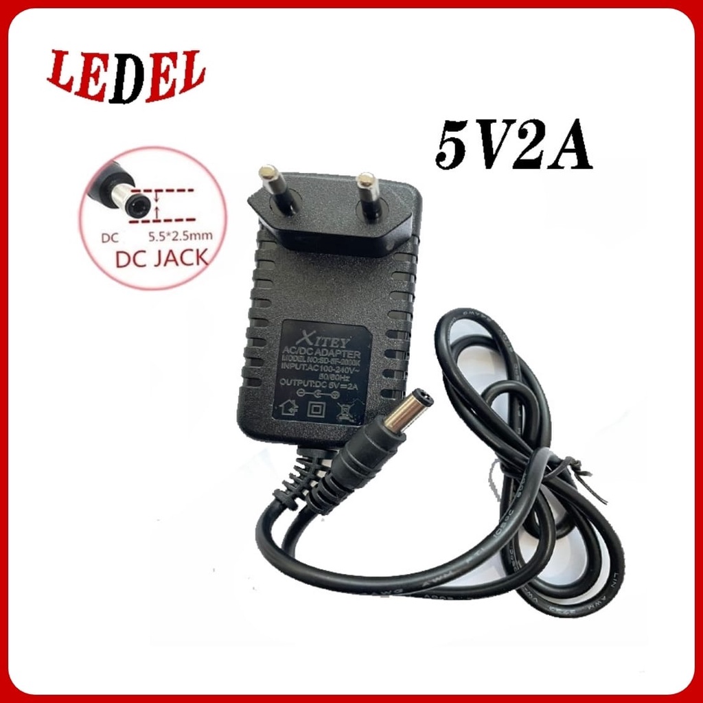 Adaptor 5V 2A charger adaptor Router Modem 5volt colokan 5.5mm android TV Box