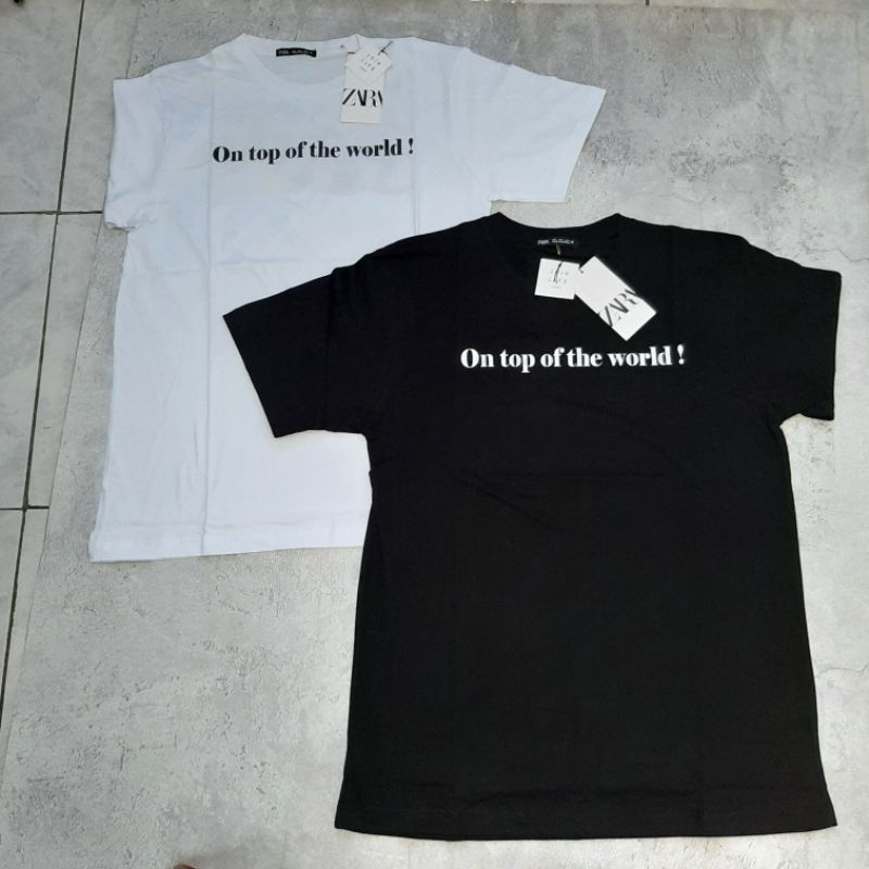 ZARA tshirt black/white
