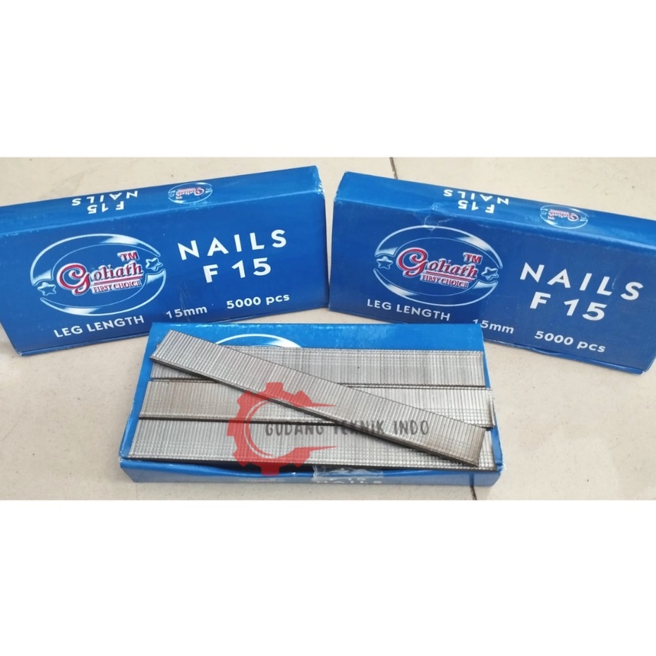 

ISI PAKU TEMBAK 15MM GOLIATH F15 / ISI PAKU TEMBAK 15 MM / ISI STAPLES