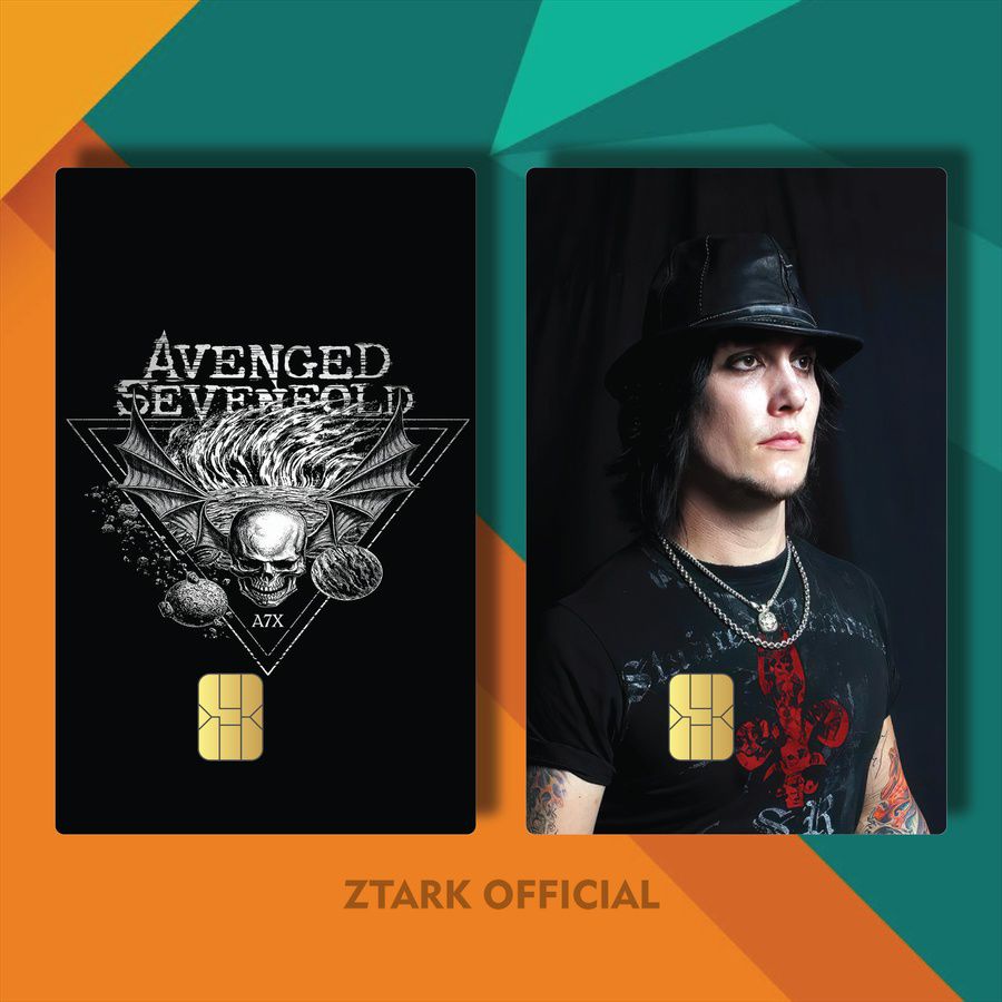 21-33 GARSKIN KTP VOKALIS AVENGED SEVENFOLD UKPIJ/IOY04/ COVER CARD LOGO AVENGED SEVENFOLD / GARSKIN