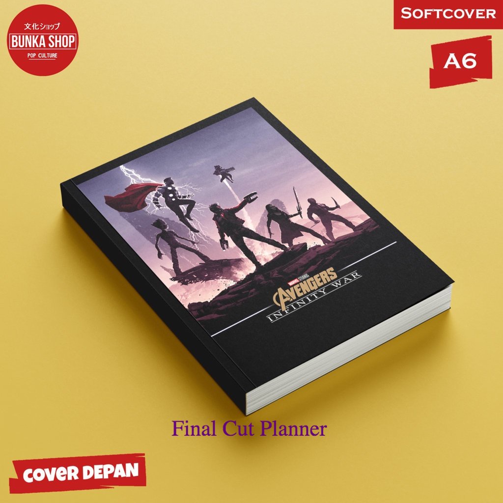 

Pocket Note Marvel Infinity War 2 Softcover A6 Buku Tulis Catatan Notes Agenda Planner Jurnal .