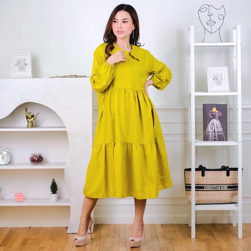 SHERA MIDI DRESS WANITA