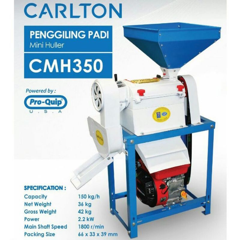 Mesin Giling Padi Carlton CMH 350 / Rice Polisher Carlton CMH 350