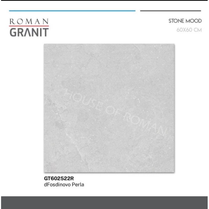 Roman Granit dFosdinovo perla 60x60 / granit industrial / granit batu / granit abu-abu / lantai industrial / lantai semen / lantai batu / keramik industrial / keramik semen