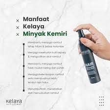KELAYA Hair Treatment Shampo250ML/Treatment Minyak Kemiri50ML/Hair Serum20ML