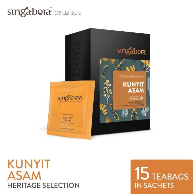 

Singabera Kunyit Asam-Heritage Selection-15 Teabags In Sachet HRG DISKON