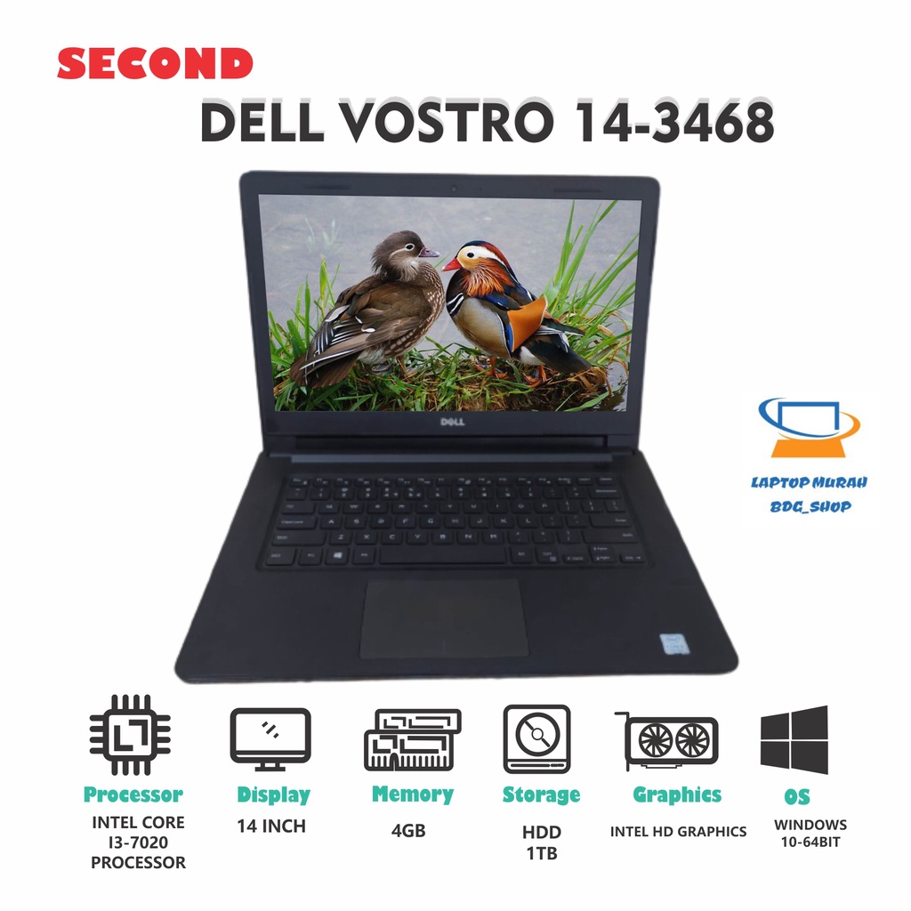 DELL Vostro 14-3468 i3-7100U 4GB/1TB