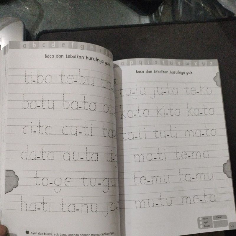 buku 30 hari membaca &amp; menulis tanpa di eja