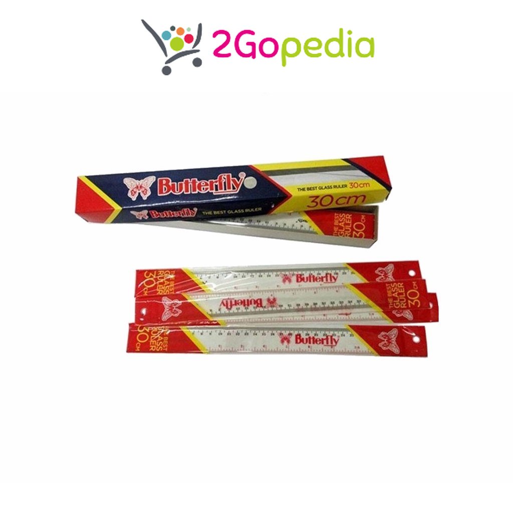 

Penggaris / Garisan 30 Cm Butterfly Grosir Murah Atk