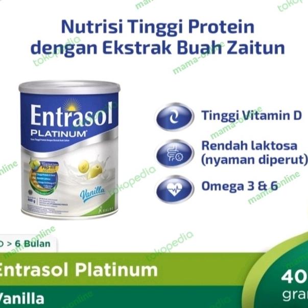

[ COD ] entrasol platinum 400 gr vanilla