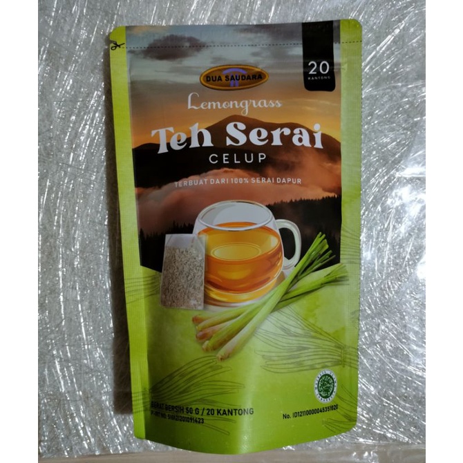 

Teh alami sereh/serai/ lemongrass 20 bag/ Bks @ 2,5 gram