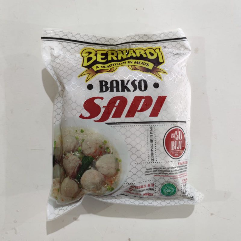 

BERNARDI baso sapi halus isi 50s 360gr