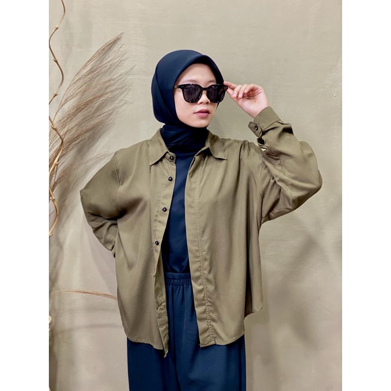 KEMEJA RAYON OVERSIZE