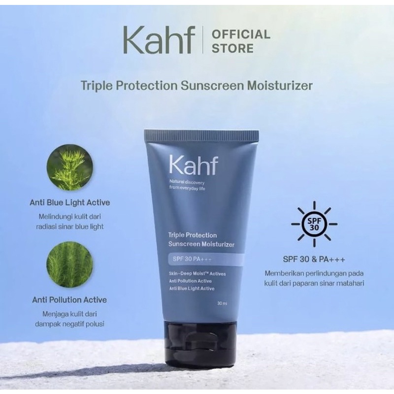 KAHF TRIPLE PROTECTION SUNSCREEN MOISTURIZER