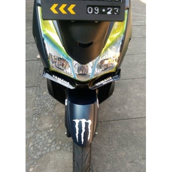 WINGLET CARBON KEVLAR FORGED NMAX NEW-NMAX OLD-LEXI-AEORX NEW-AEROX OLD-MIOM3-MIOJ-MIOGT 115-MIO SOUL GT 125 WINGLET CARBON FORGED BAHAN FIBER TEBAL ALL YAMAHA MATIC
