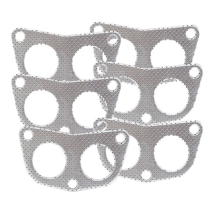 5 Pcs/lot Aluminium Mobil Mesin Downpipe Flange Knalpot Gasket