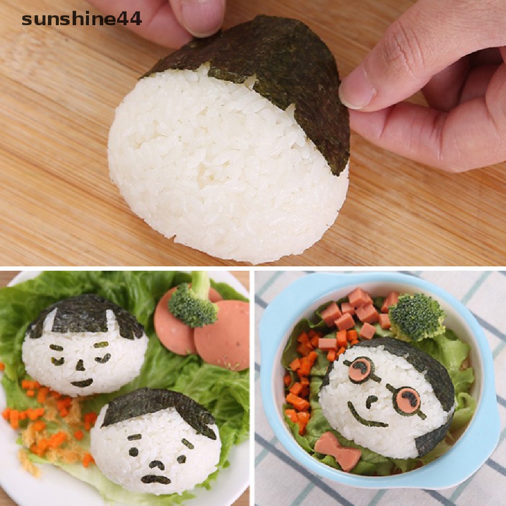 Sunshine Cetakan Nasi / sushi / Bento DIY Bentuk Kartun Bayi Untuk Anak